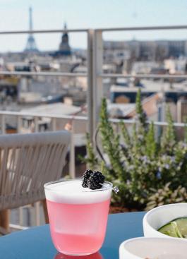 Hotel Dame des Arts - Rooftop bar - Eiffel tower view